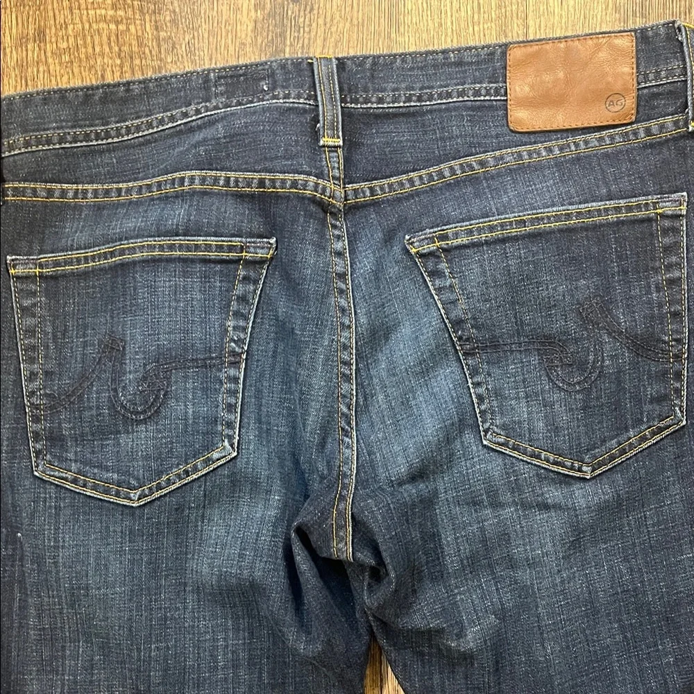 AG Adriano Goldschmied Men's Indigo Straight Jeans - Picture 4 of 4